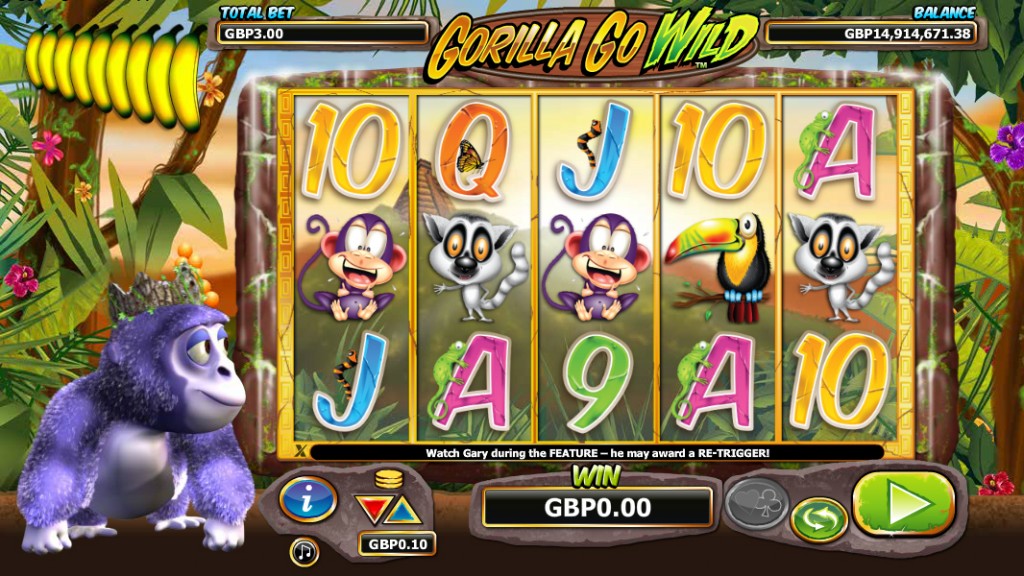 Забавные игровые автоматы «Gorilla Go Wilder» в казино Вулкан